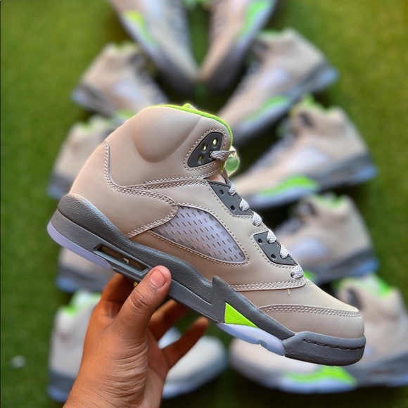 Jordan 5 green bean